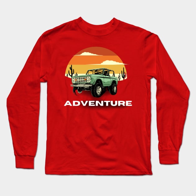 Adventure Long Sleeve T-Shirt by PatBelDesign